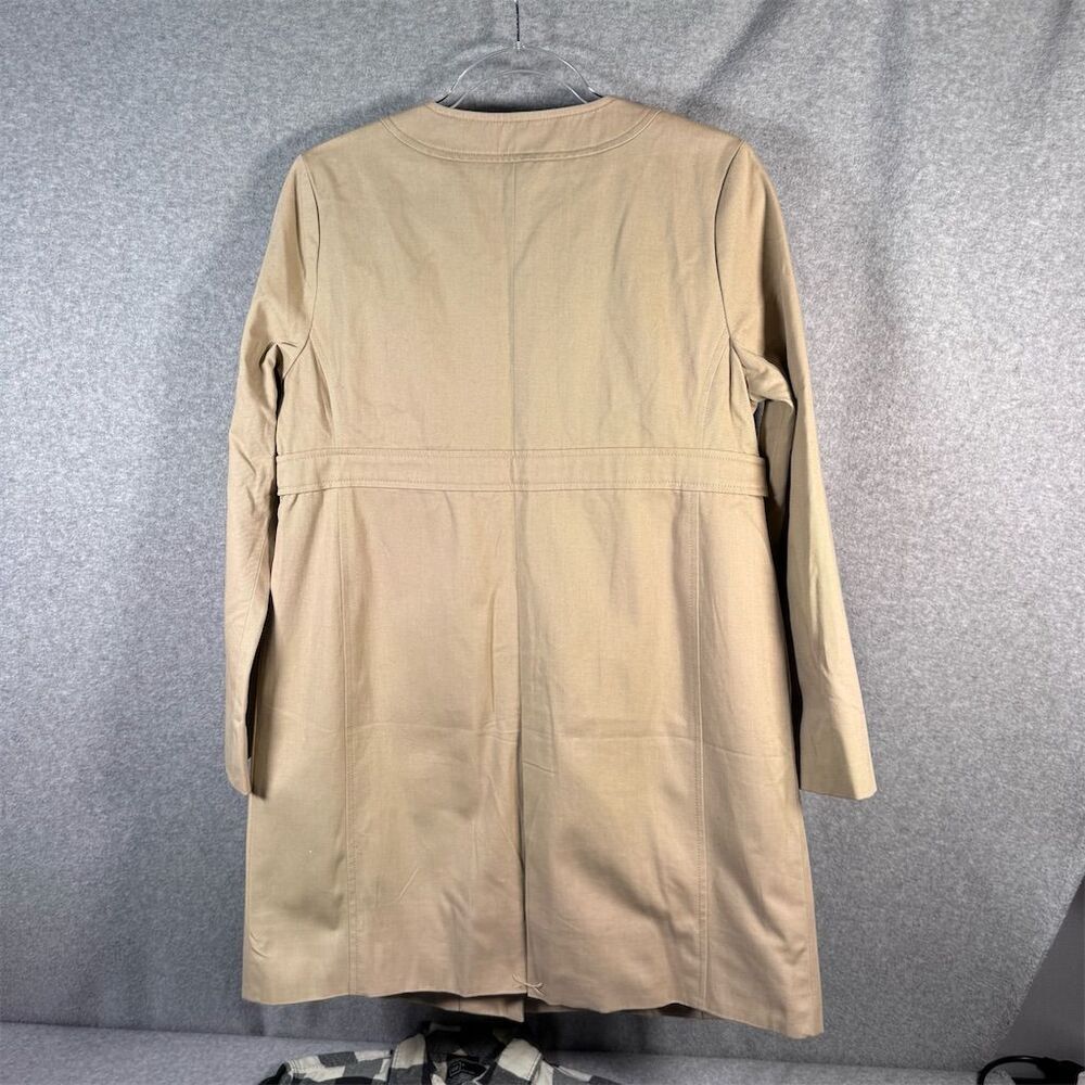Babystyle Maternity Khaki Trench Coat Jacket Size S NWT - Picture 5 of 15